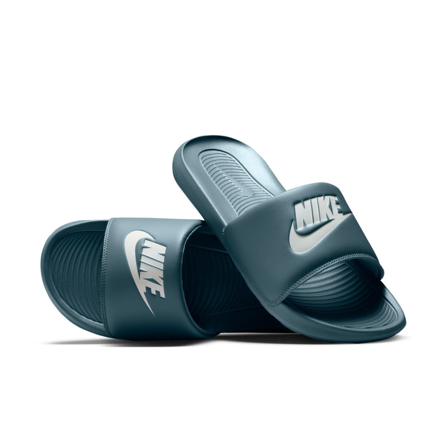 Claquette Nike Victori One Slide bleu clair