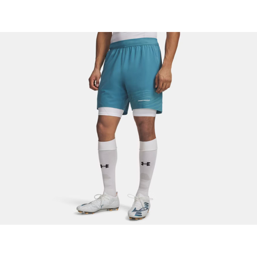 Short entraînement Under Armour élite bleu