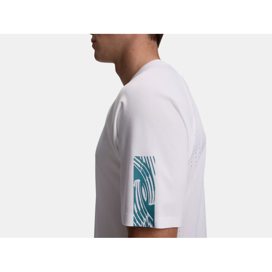 Maillot entraînement Under Armour élite blanc