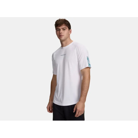 Maillot entraînement Under Armour élite blanc