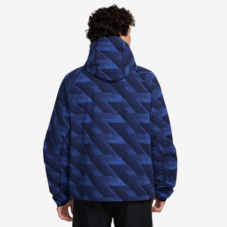 Veste survêtement Equipe de France tech Woven bleu