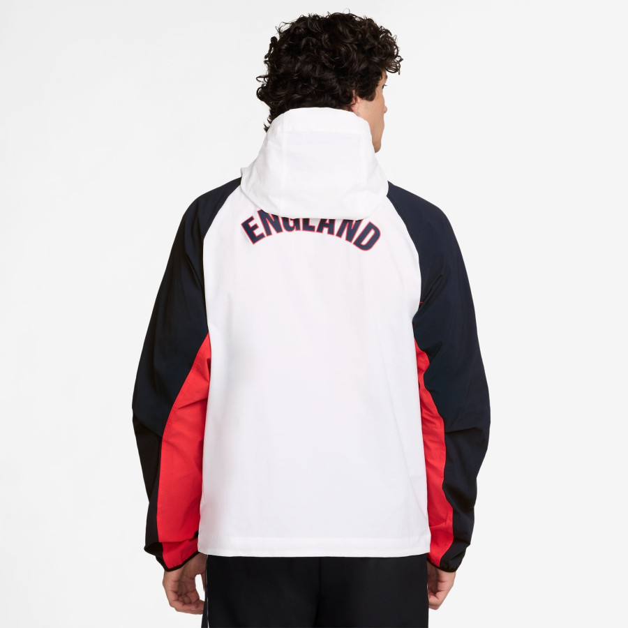 Veste survêtement Angleterre Tech Woven blanc noir