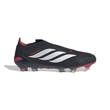 adidas Predator LaceLess Elite FG noir rouge