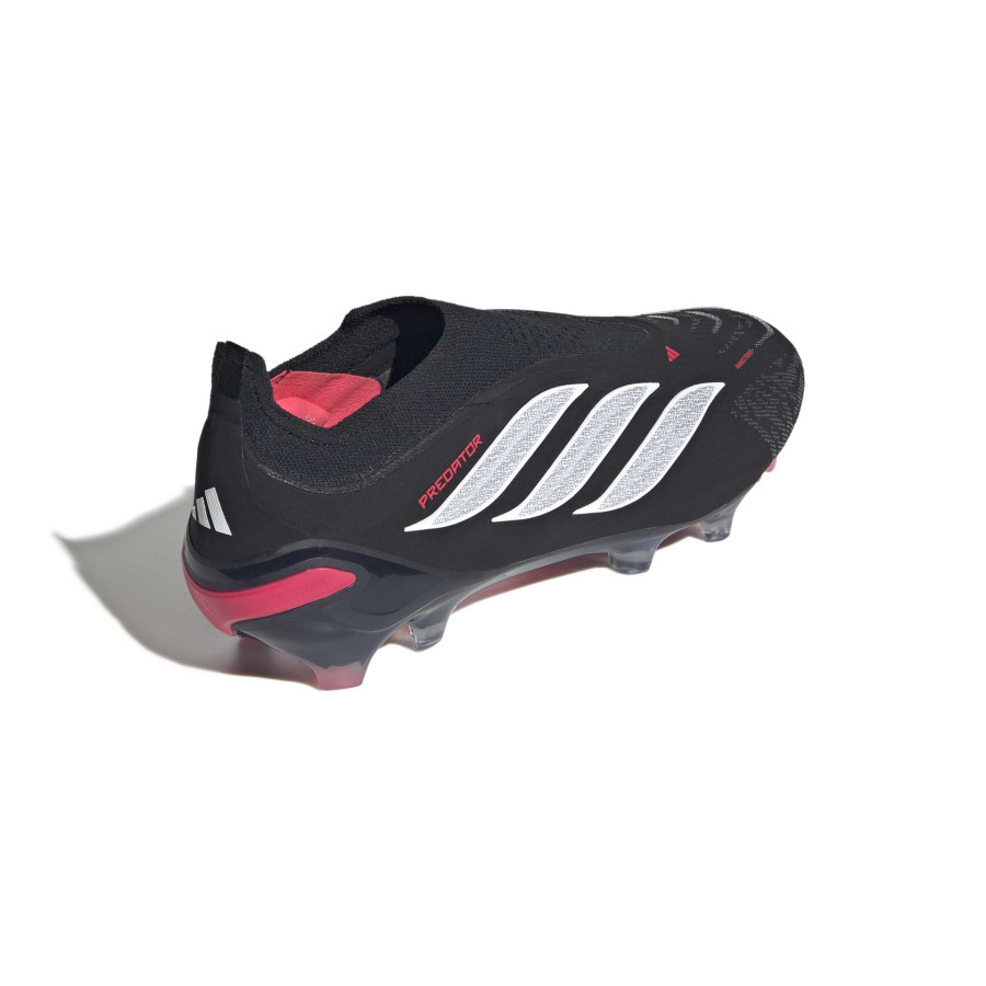 adidas Predator LaceLess Elite FG noir rouge