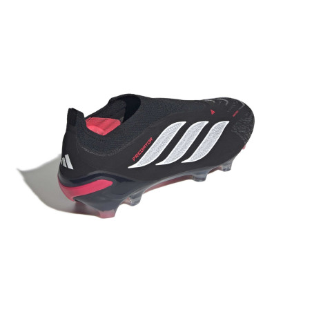 adidas Predator LaceLess Elite FG noir rouge