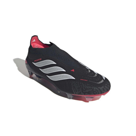 adidas Predator LaceLess Elite FG noir rouge