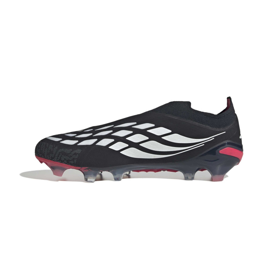 adidas Predator LaceLess Elite FG noir rouge