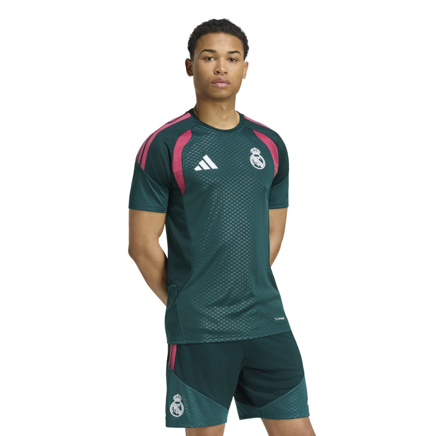 Maillot entraînement Real Madrid vert rose
