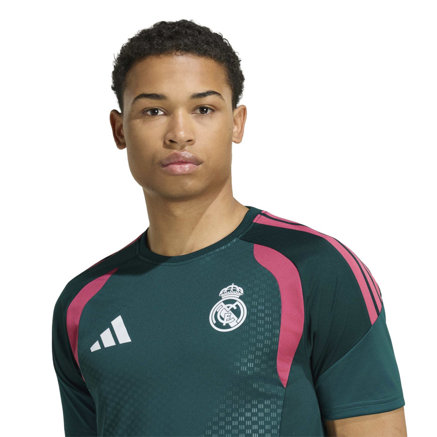 Maillot entraînement Real Madrid vert rose
