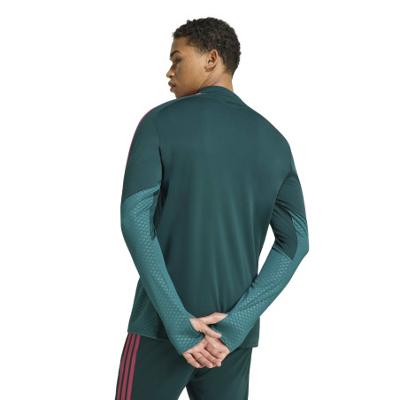 Sweat zippé Real Madrid vert rose