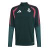 Sweat zippé Real Madrid vert rose