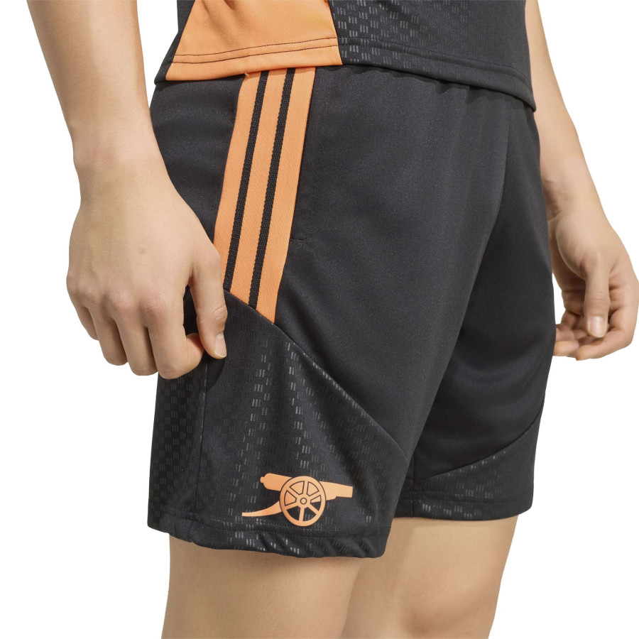 Short entraînement Arsenal noir orange