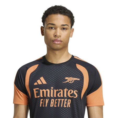 Maillot entraînement Arsenal noir orange