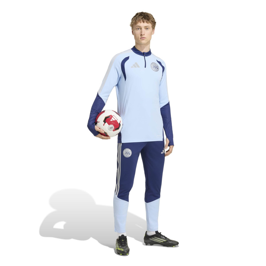 Sweat zippé Ajax Amsterdam bleu