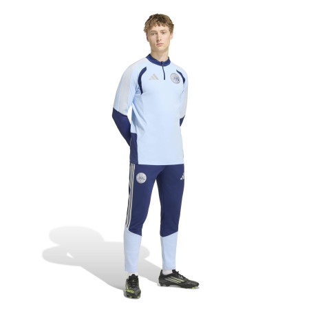 Sweat zippé Ajax Amsterdam bleu