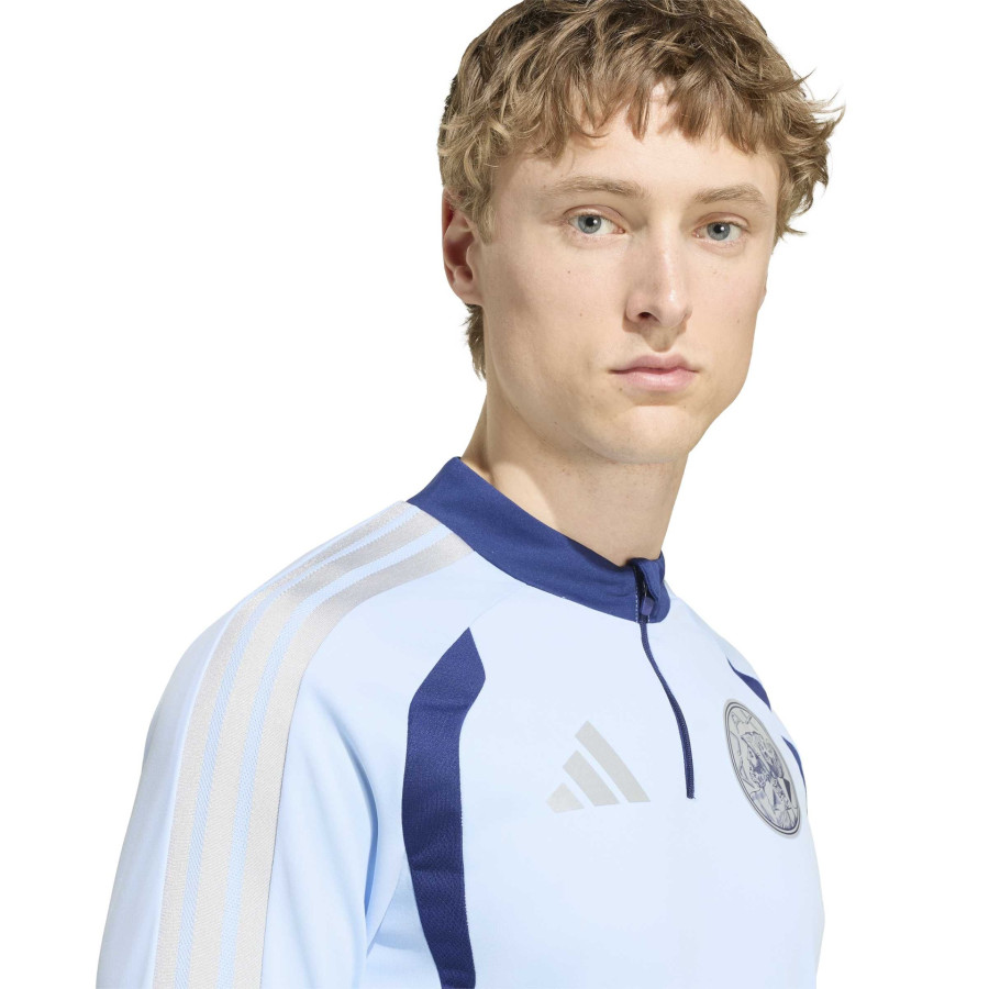 Sweat zippé Ajax Amsterdam bleu