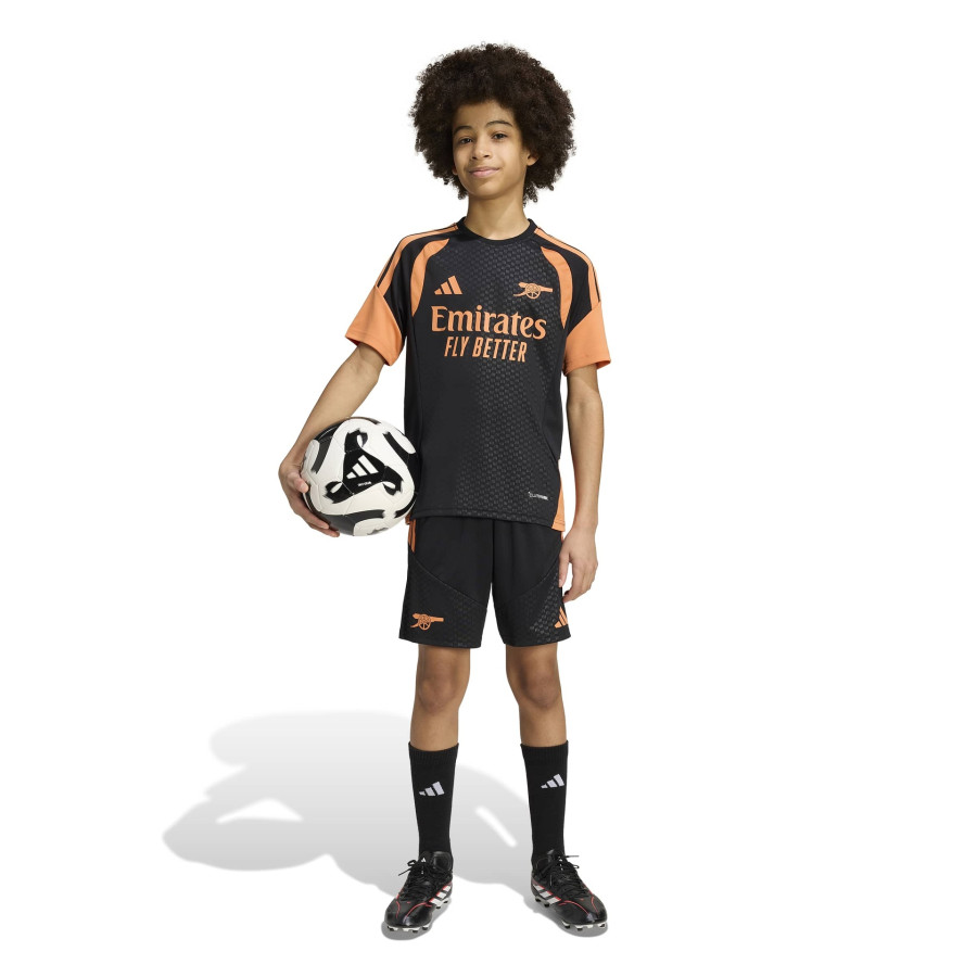 Short entraînement junior Arsenal noir orange