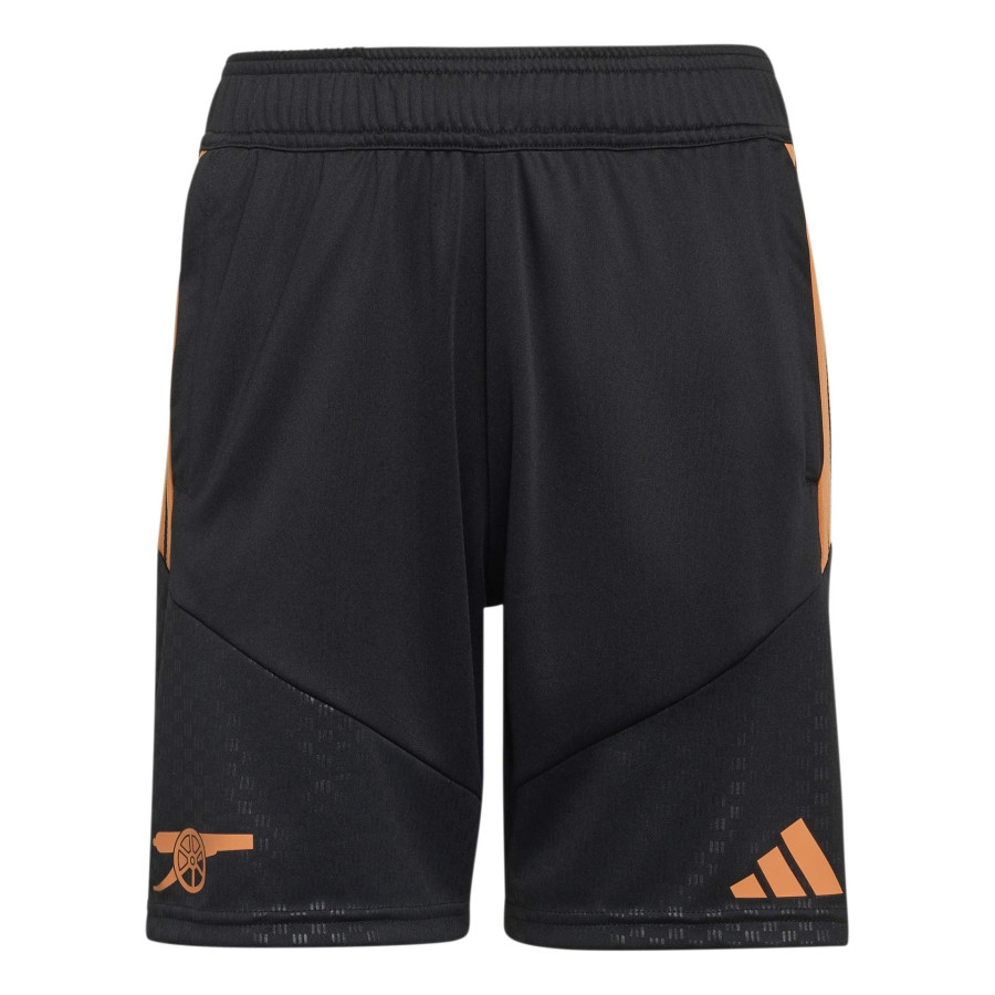 Short entraînement junior Arsenal noir orange