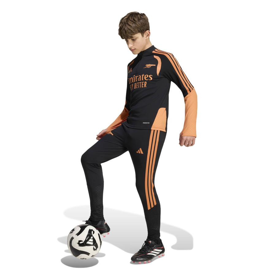 Pantalon survêtement junior Arsenal noir orange
