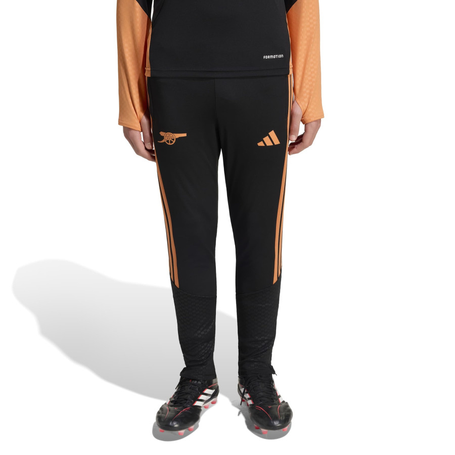 Pantalon survêtement junior Arsenal noir orange