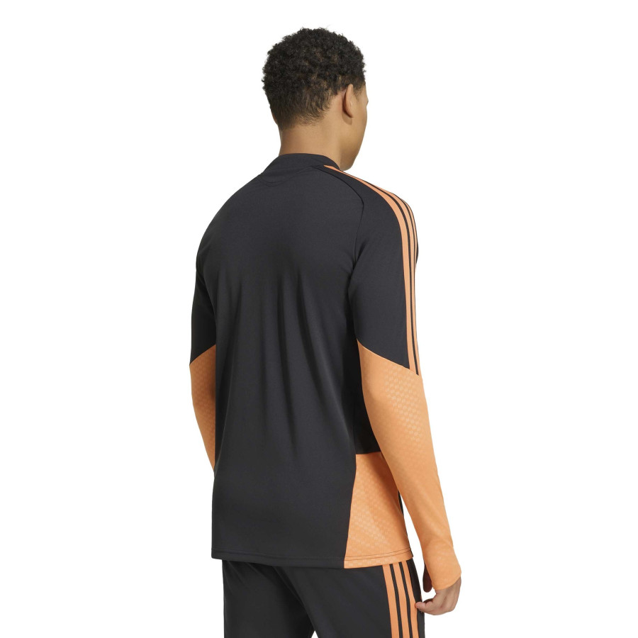Sweat zippé Arsenal noir orange