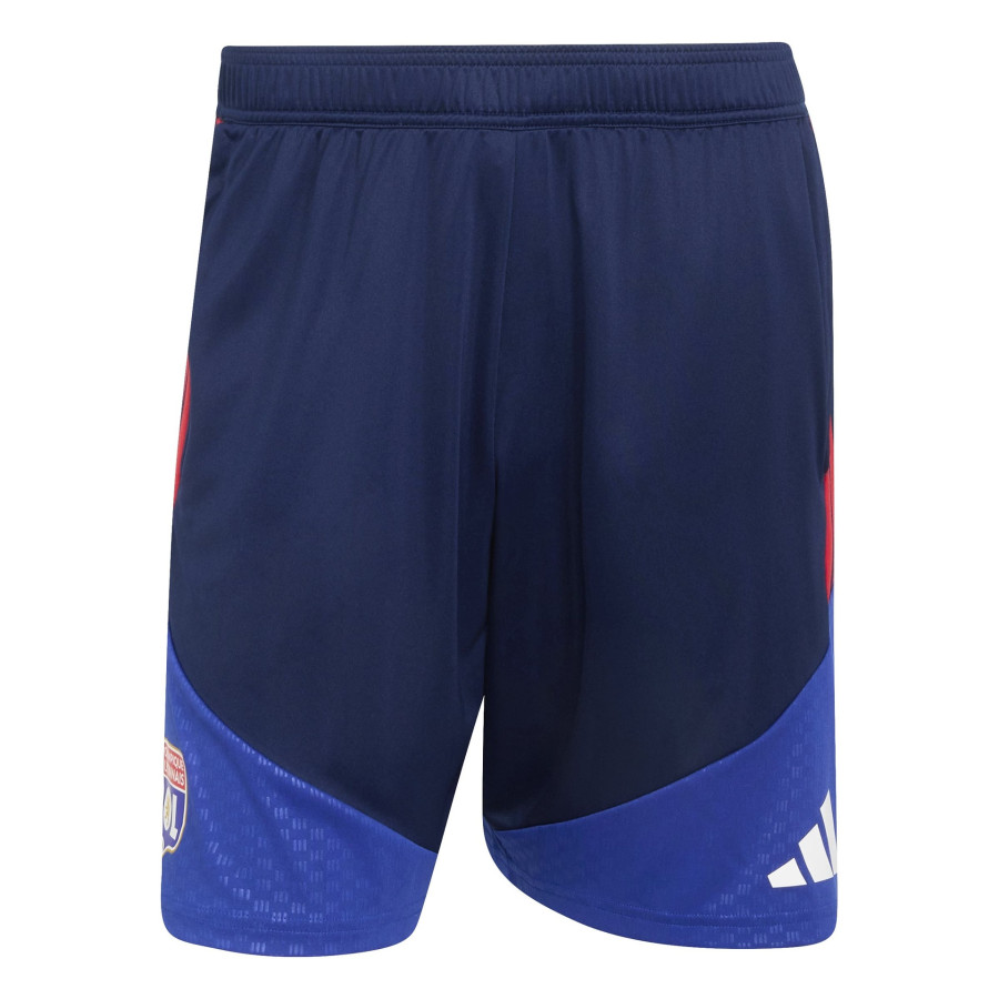 Short entraînement OL bleu rouge