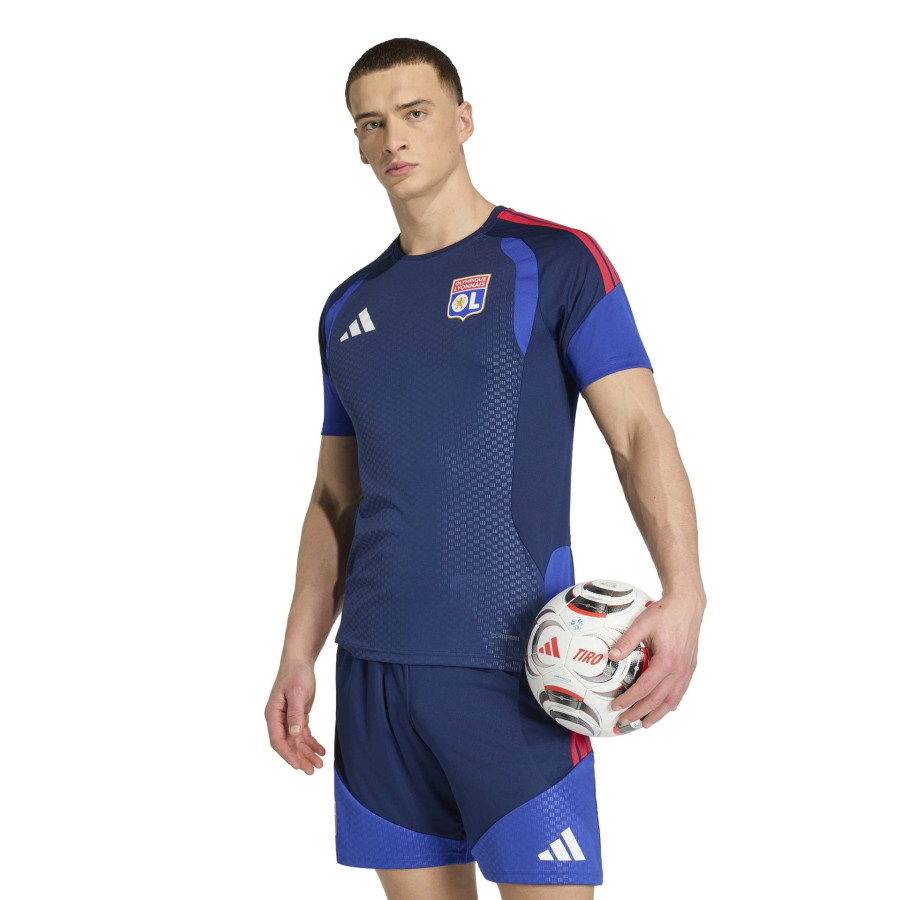 Maillot entraînement OL bleu rouge