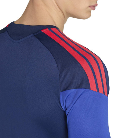 Maillot entraînement OL bleu rouge