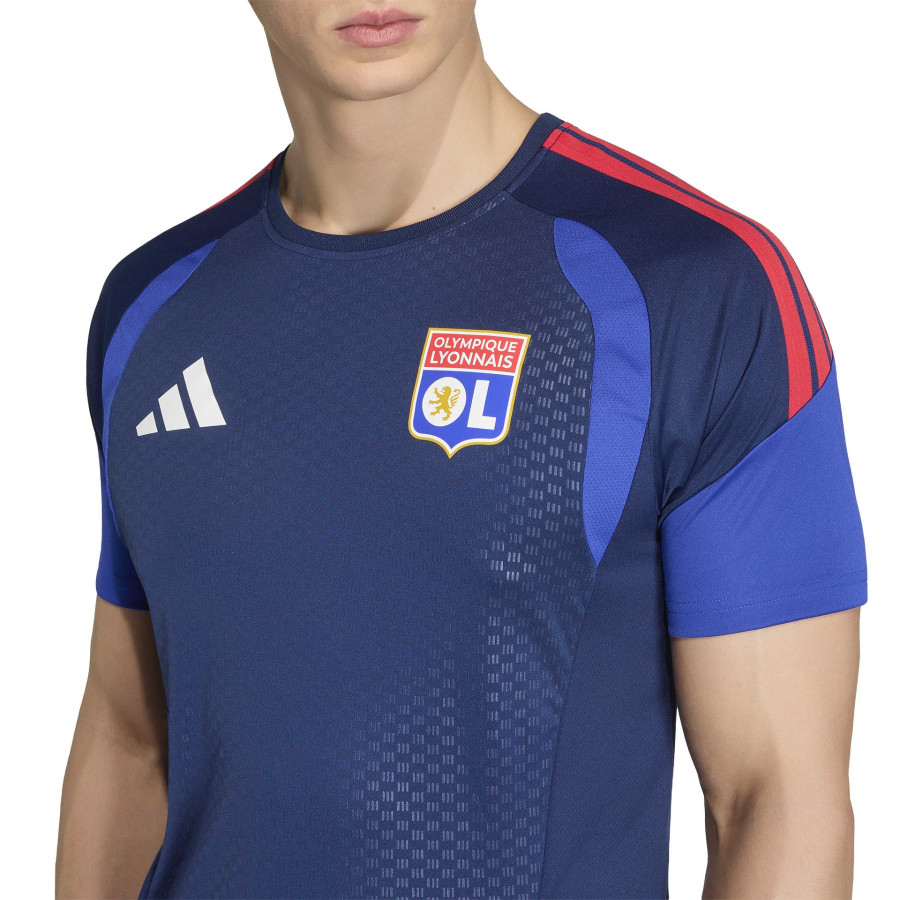 Maillot entraînement OL bleu rouge