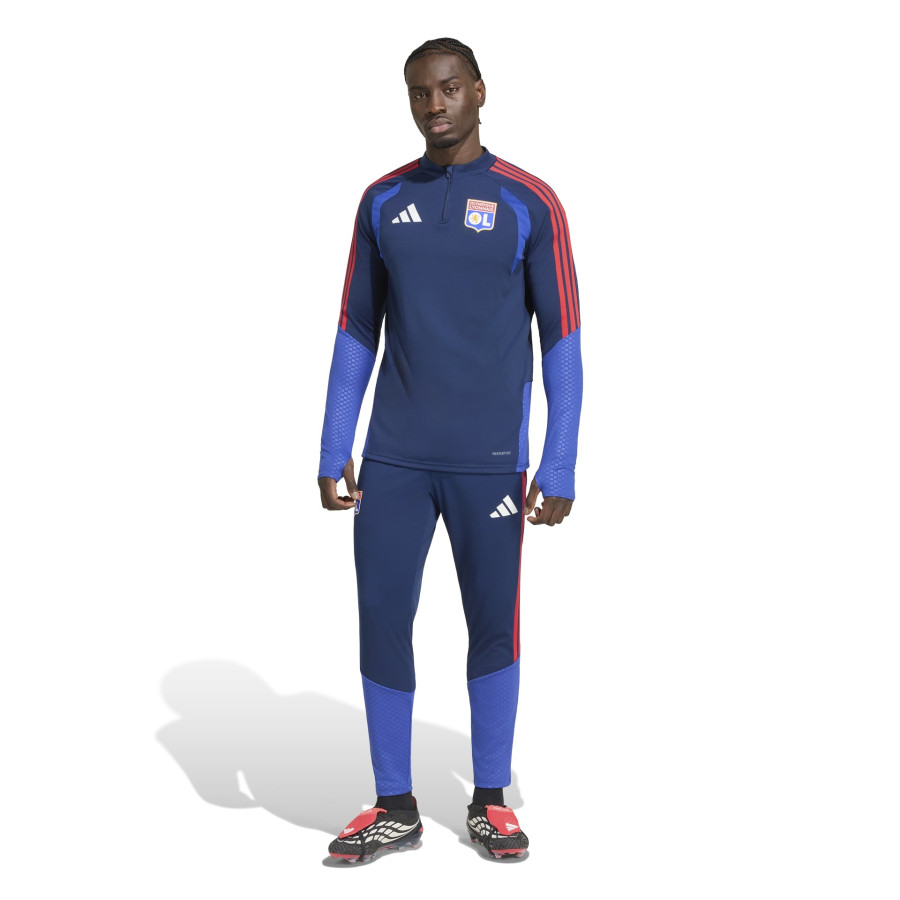 Pantalon survêtement OL bleu rouge