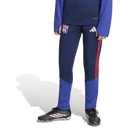 Pantalon survêtement junior OL bleu rouge