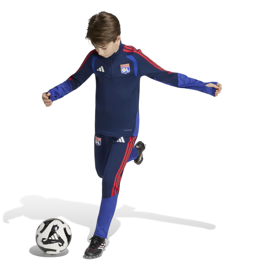 Pantalon survêtement junior OL bleu rouge