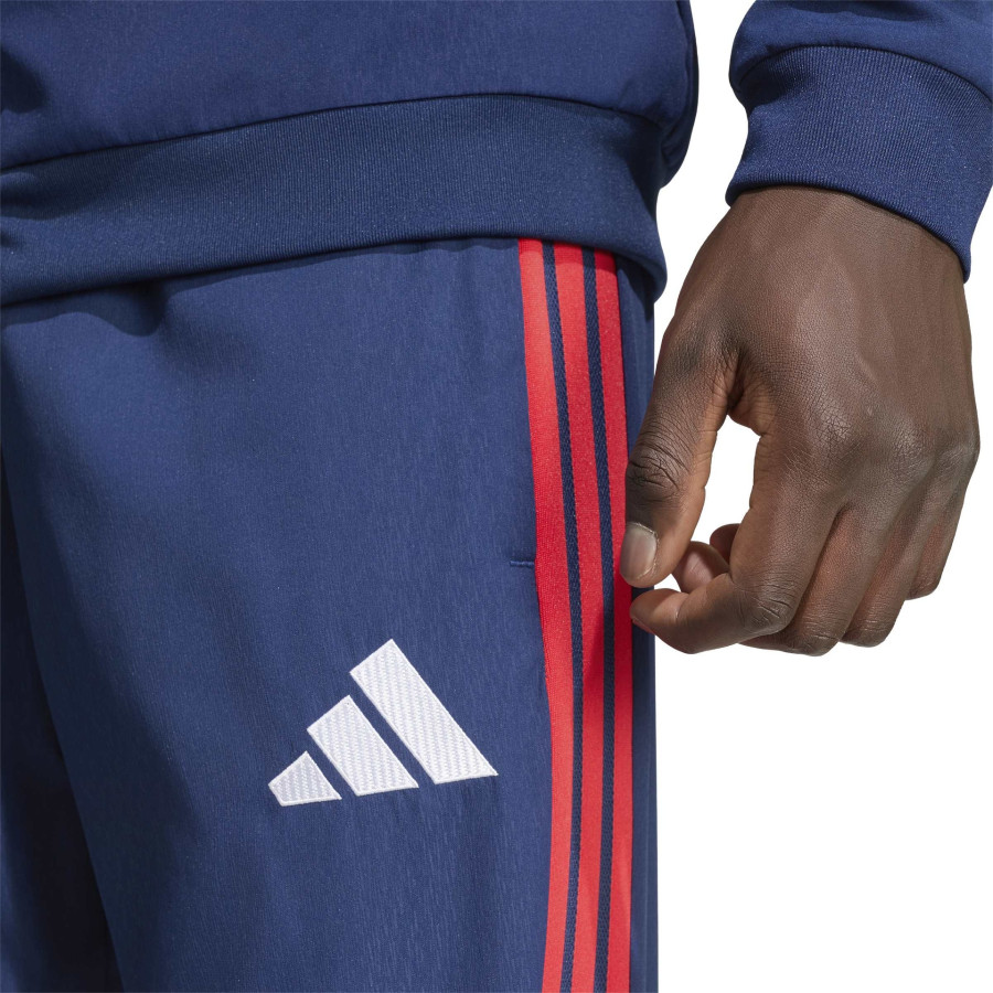 Pantalon survêtement OL woven bleu rouge
