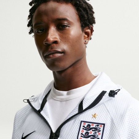 Veste survêtement Angleterre Anthem blanc