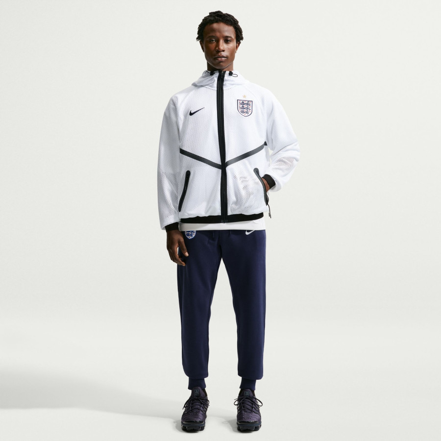 Veste survêtement Angleterre Anthem blanc