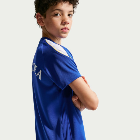 Maillot entraînement junior Chelsea Strike bleu jaune