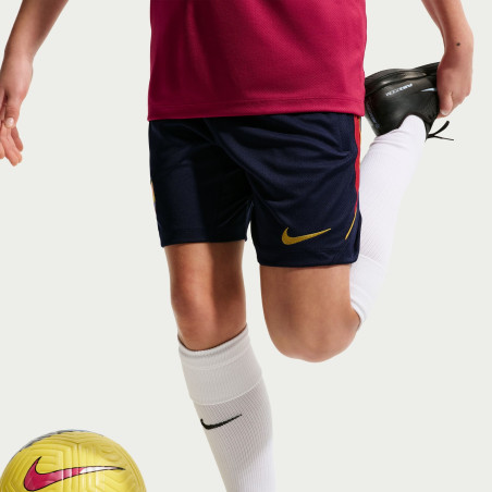 Short entraînement junior FC Barcelone Strike bleu rouge