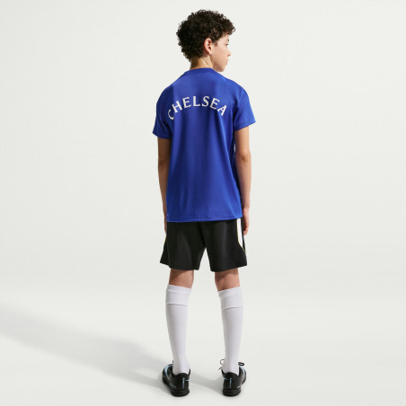 Short entraînement junior Chelsea Strike noir jaune