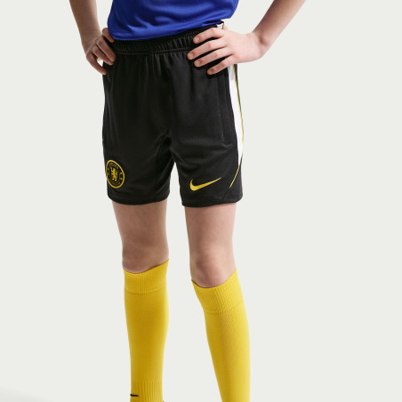 Short entraînement junior Chelsea Strike noir jaune