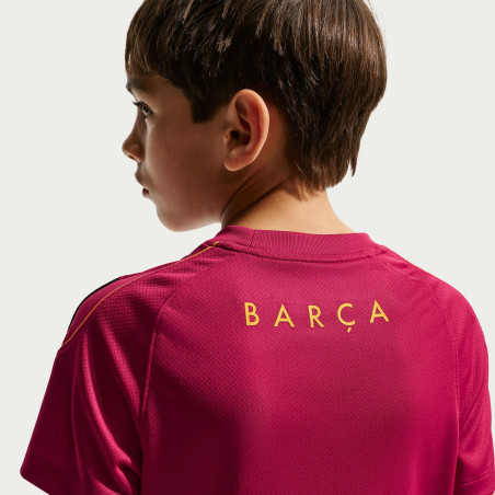 Maillot entraînement junior FC Barcelone Strike rouge