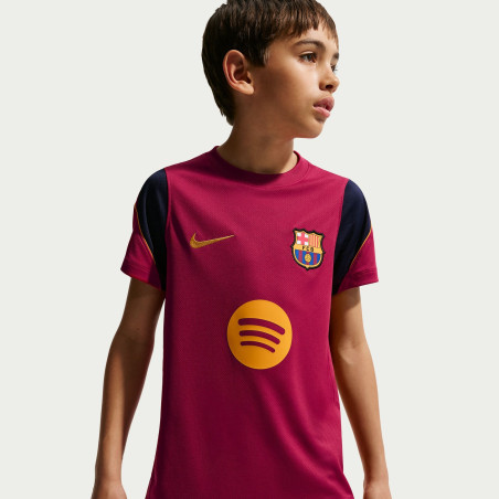 Maillot entraînement junior FC Barcelone Strike rouge