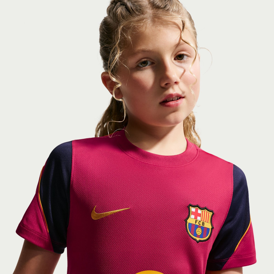 Maillot entraînement junior FC Barcelone Strike rouge