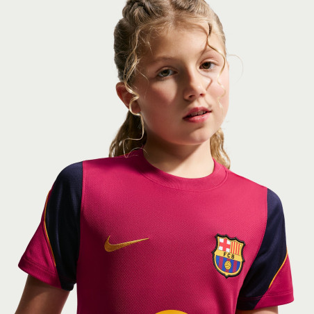 Maillot entraînement junior FC Barcelone Strike rouge