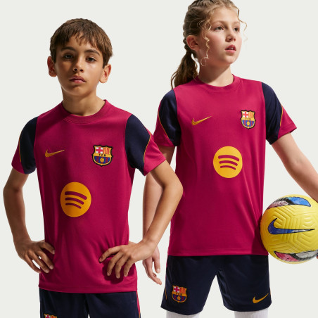 Maillot entraînement junior FC Barcelone Strike rouge