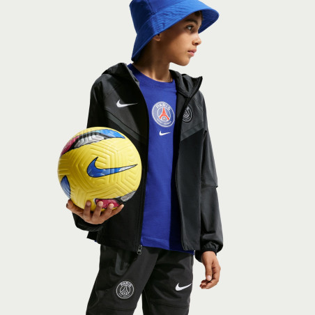Pantalon survêtement junior PSG Tech Woven noir