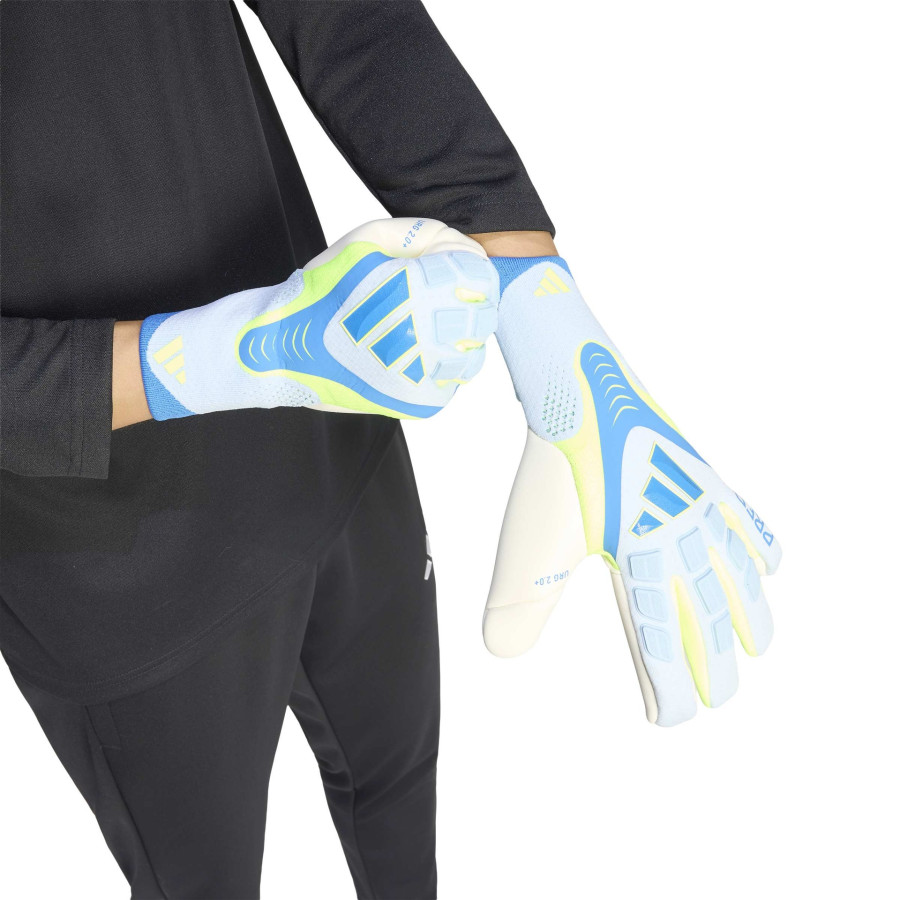 Gants gardien adidas Predator GL Pro bleu jaune