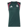 Débardeur entraînement Real Madrid vert rose
