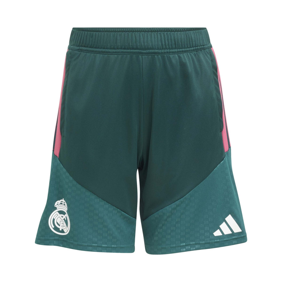 Short entraînement junior Real Madrid vert rose