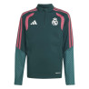 Sweat zippé junior Real Madrid vert rose