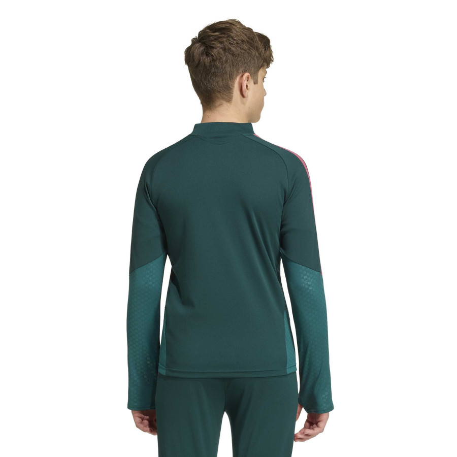 Sweat zippé junior Real Madrid vert rose